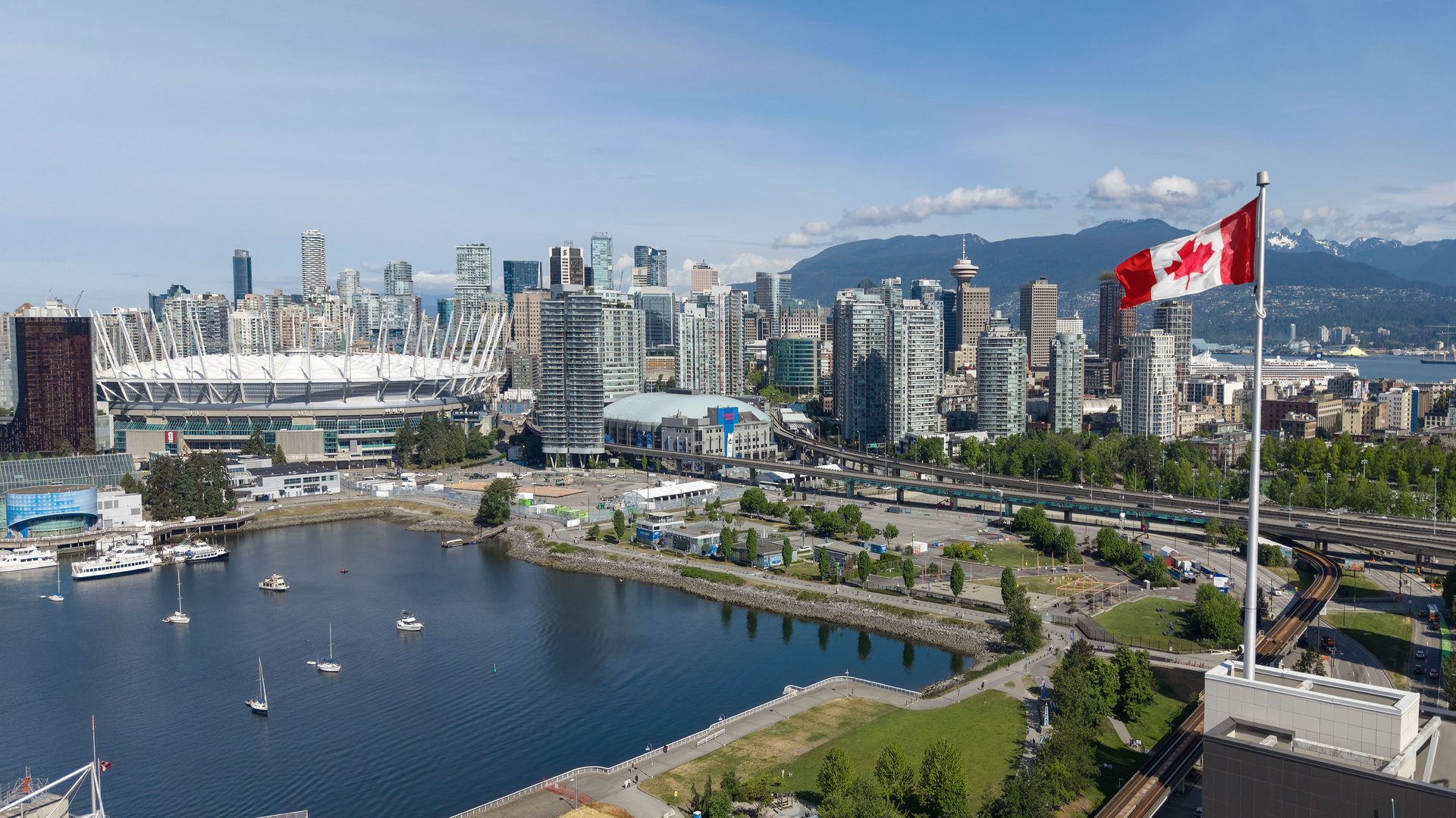 Skyline of Vancouver, BC