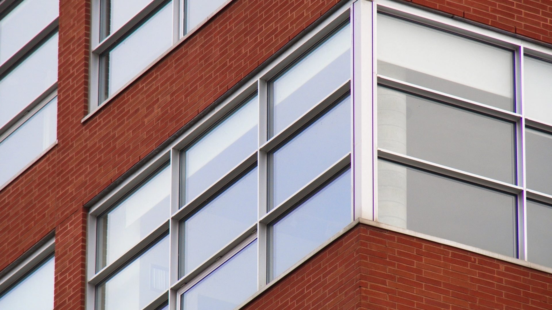 Facade office building city
