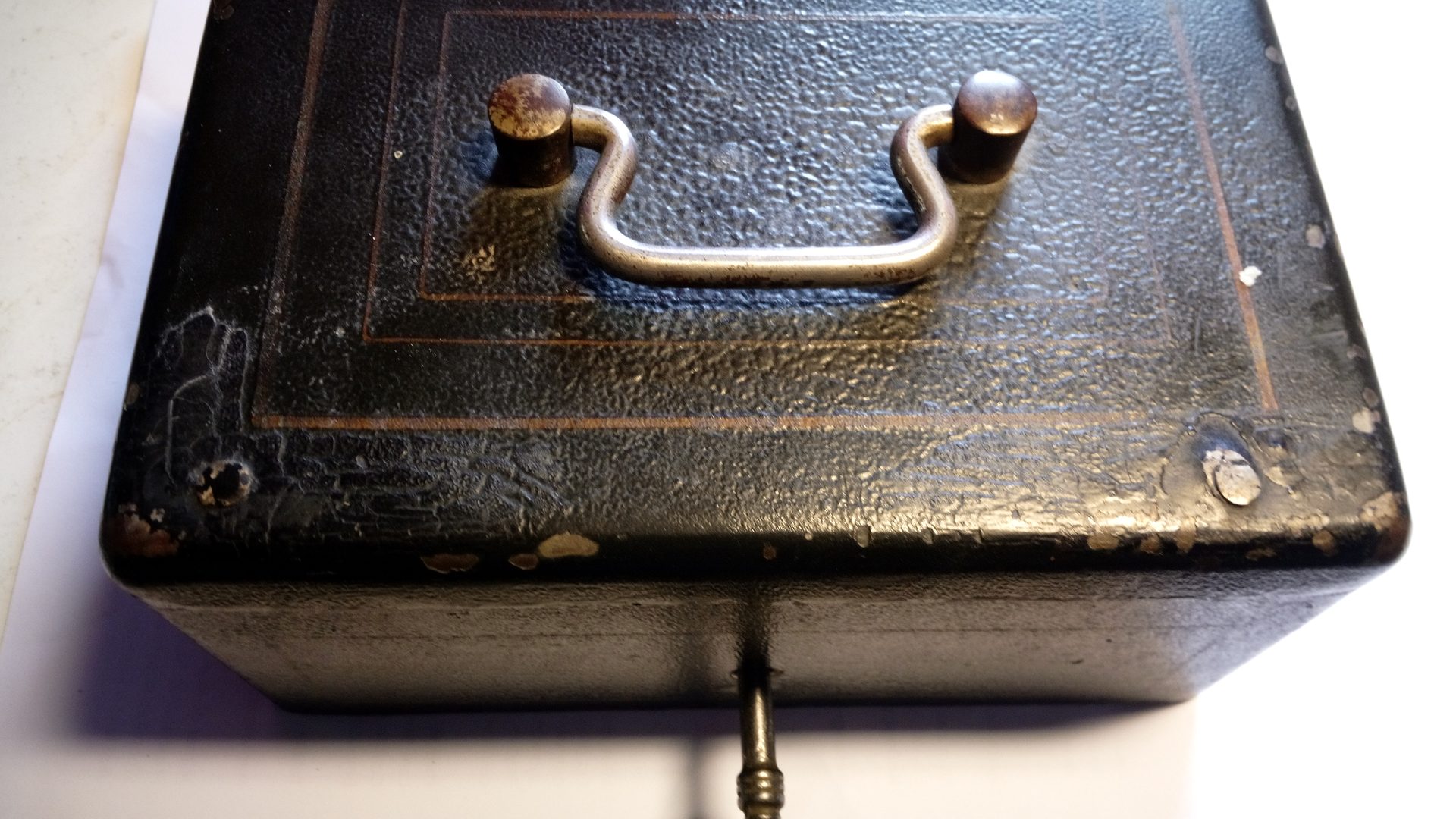 19th century money box