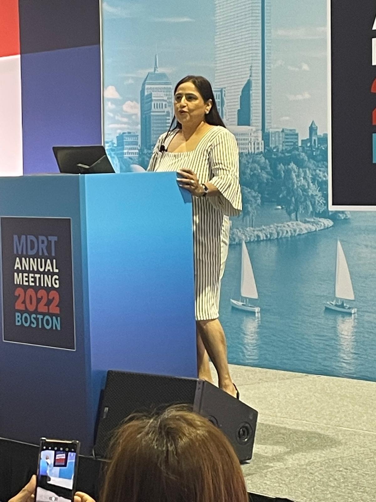 Sim Gakhar at wealth management event